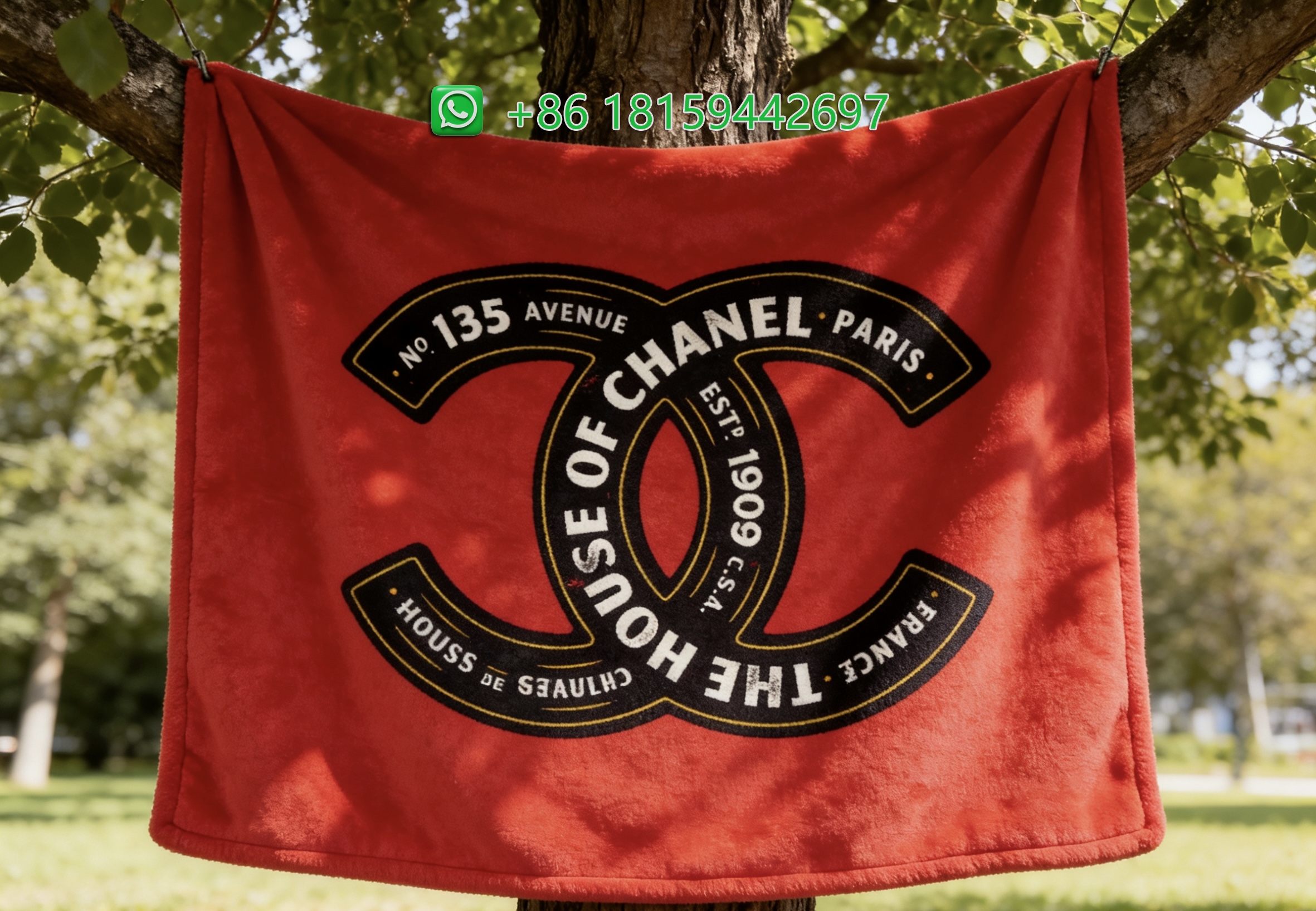 Chanel Throw Blankets